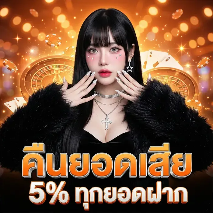 คืนยอดเสีย 5 ทุกยอดฝาก